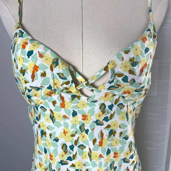 Hello Molly Smiley Moments Floral Maxi Dress Open Back Size 10 - Picture 6 of 14